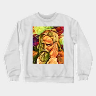 Snorri Sturluson Snow Portrait | Snorri Sturluson Artwork 15 Crewneck Sweatshirt